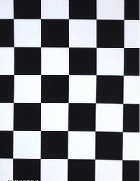 High density stretch fabric with elastic corners provides a perfect wrinkle free fitting as the 2 Seater cover  - Black & White, Polyster, Multipack 1, 2 Seater